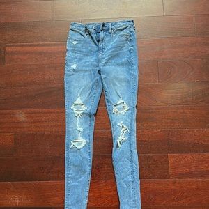 Skinny jeans size 2 from American eagle worn once